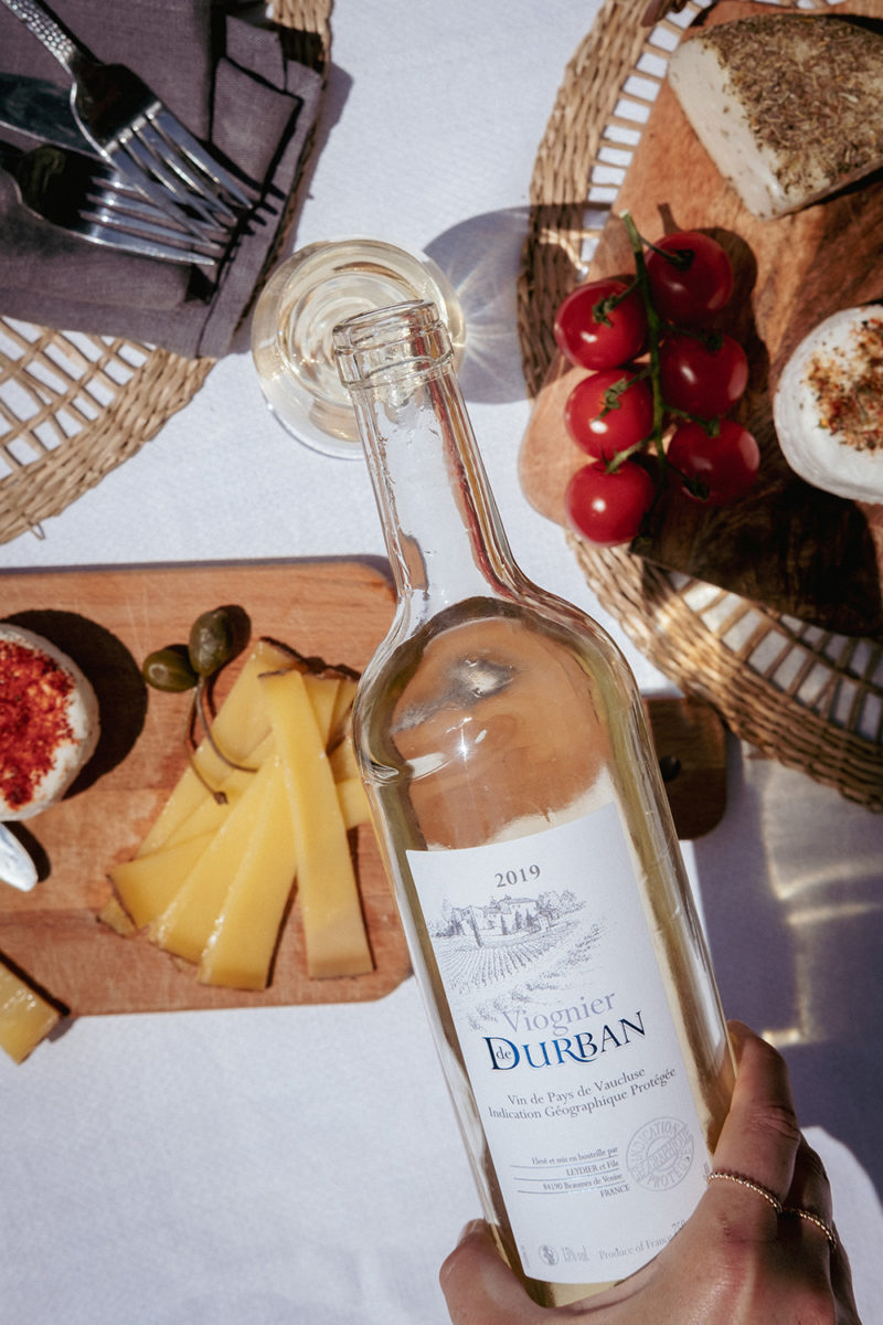 IGP Vin de Pays de Vaucluse  blanc sec   Viognier de Durban 2021